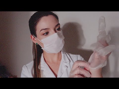 ASMR 💉 ENFERMEIRA CUIDANDO RAPIDAMENTE DO SEU MACHUCADO