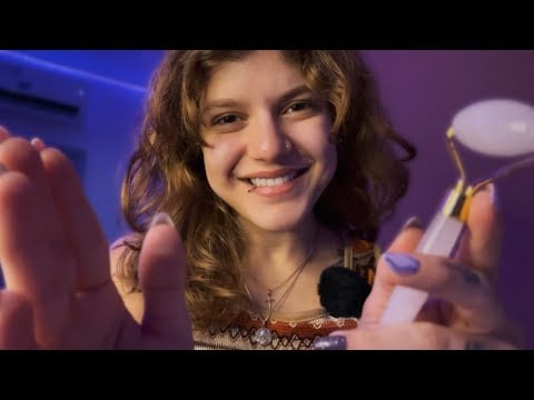 [ASMR] A massagem facial que você precisa após um dia difícil 💝 