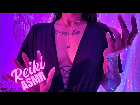 Reiki ASMR energy cleanse l finger fluttering l hand movements l hypnotic l lofi l relaxing