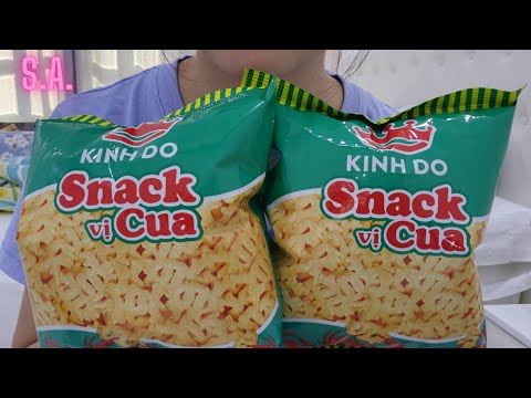 Asmr | Crab Chips Eating Sound (Quiet)