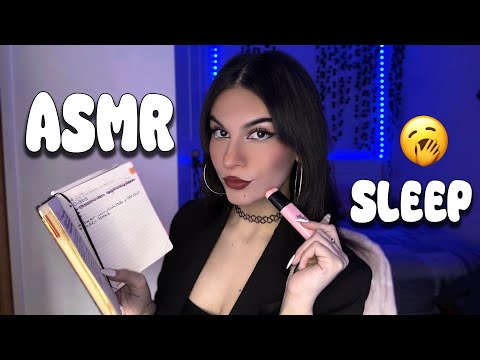 👩 SECRETARIA TE ATIENDE CON TRIGGERS Y SONIDOS PARA DORMIR | asmr español