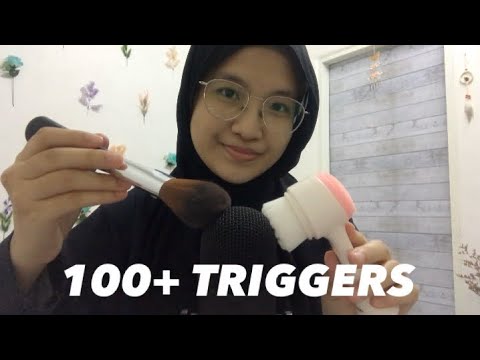 ASMR 100 TRIGGERS IN 3 MINUTES