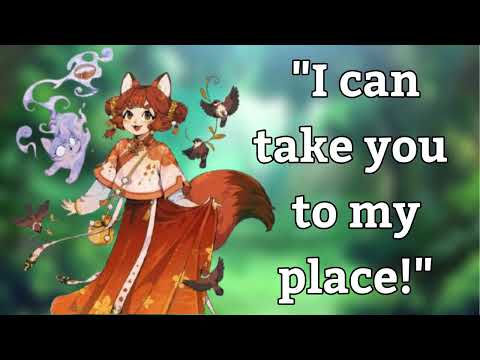 {Asmr} Playful kitsune takes you in [f4a] [kind speaker]