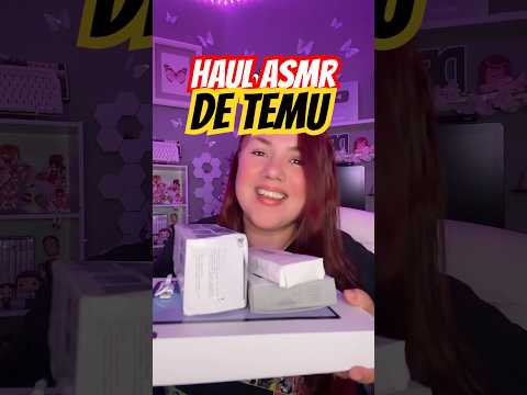 Haul ASMR de Temu. Usa mi código kap3237 #asmr #temuhaul
