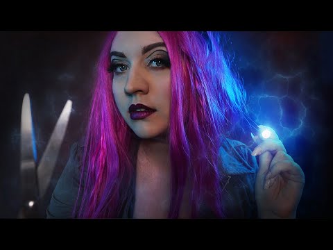 ASMR / Cyberpunk Doctor - Medical Checkup at Repair Station
