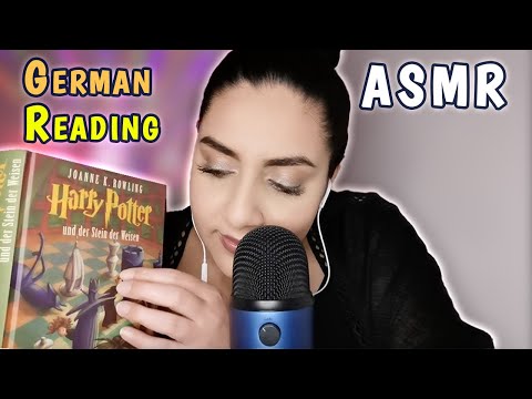 ASMR Whispered Reading You To Sleep | Harry Potter lesen (Deutsch) ASMR Harry Potter Reading 🌩