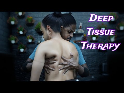 Drift Away to Tranquility | Deep Tissue Relaxation: Back Massage ASMR By Strong Wrist Barber