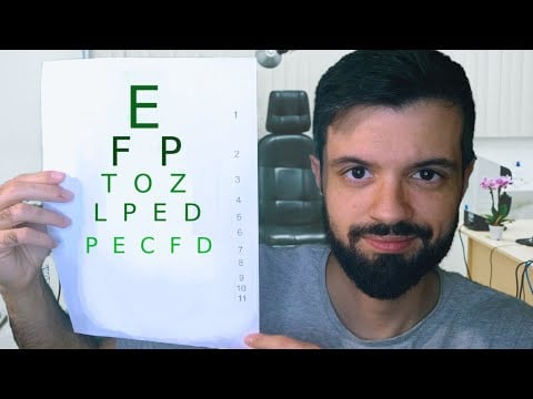 TE GRADUO LA VISTA 👀 | ASMR roleplay OCULISTA OFTALMOLOGÍA, MÉDICO español