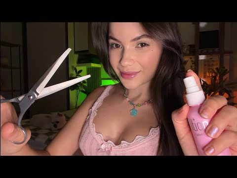 ASMR | Corte de Cabelo Realista💇‍♀️✂️
