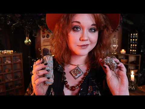 ASMR The Witch's Shop 🌙 Helping You Find Peace, Guidance, and Crystals ✨ (Soft-Spoken ASMR Roleplay)