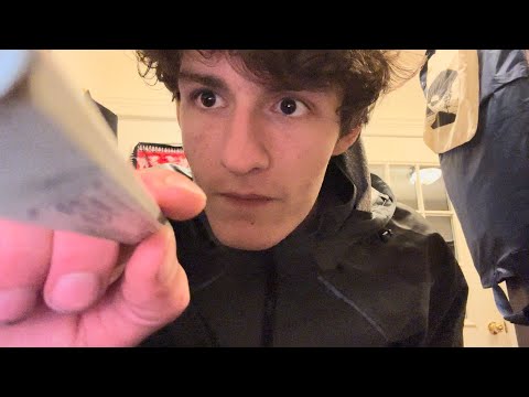 The only ASMR visual tracing video you’ll ever NEED (whispering, raincoat, camera tapping)