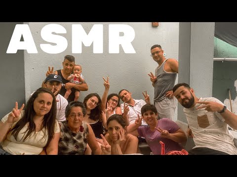 MINHA FAMÍLIA FAZENDO ASMR