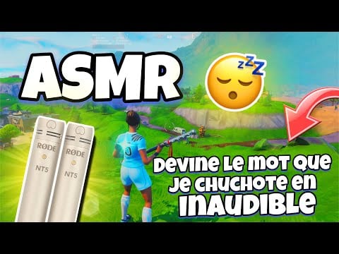 ASMR Français • ESSAYE DE DEVINER LE MOT QUE JE CHUCHOTE EN INAUDIBLE 😴 ! (rode NT5)
