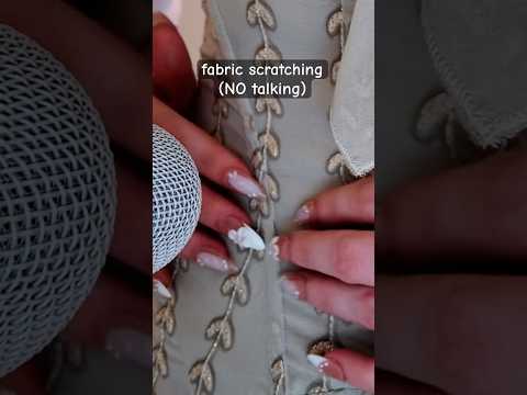 ASMR Fabric Scratching on My Outfit (No Talking) ✨ #asmr