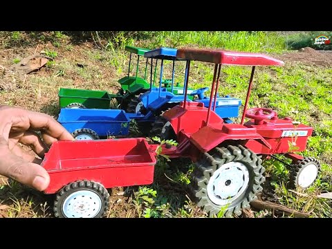 Muddy Auto Rikhshaw And Tractor Help JCB And Water Jump Muddy Cleaning Tractor loading Video | jcb