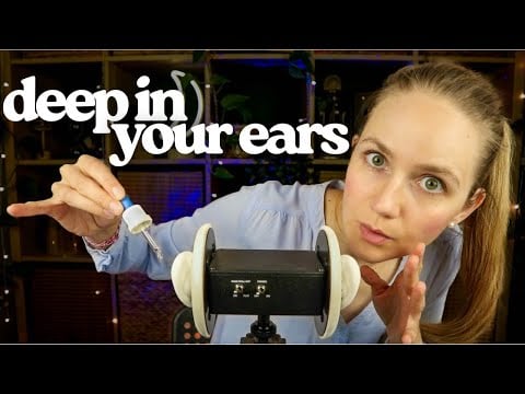 ASMR Deep in Your Ears 👂 Binaural Sounds & Ear Touching Triggers