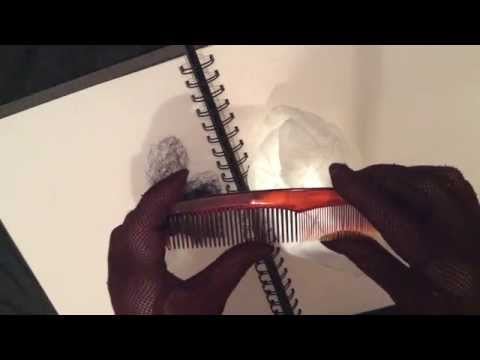 [ ASMR ] Net gloves  touching braille dots