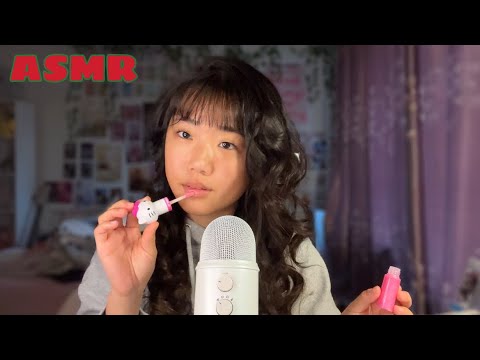 Mouth Sounds + Kisses + Lip Gloss Application ASMR