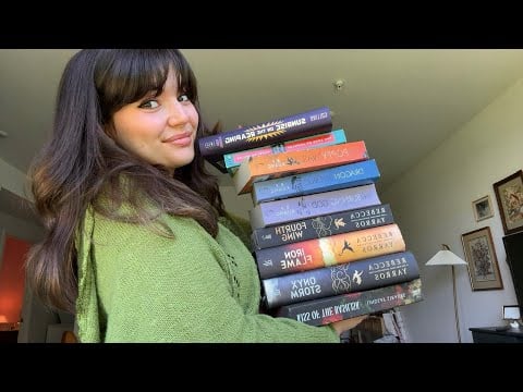 ASMR With Every Book I’ve Read So Far This Year! (Book Gripping, Tapping, Whisper Rambles, +)
