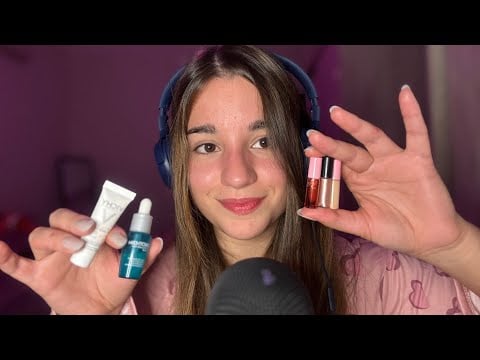 ASMR ATENCIÓN PERSONAL CON PRODUCTOS mini ~ skincare y makeup 