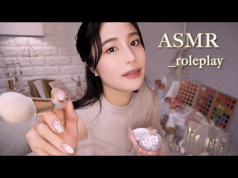 ASMR｜あなたは世界一のお嬢様👑メイク＆ヘアセットロールプレイ｜マッサージ｜スキンケア｜タッピング｜アイドル｜makeup｜tapping｜massage｜relaxing｜sleep｜japan