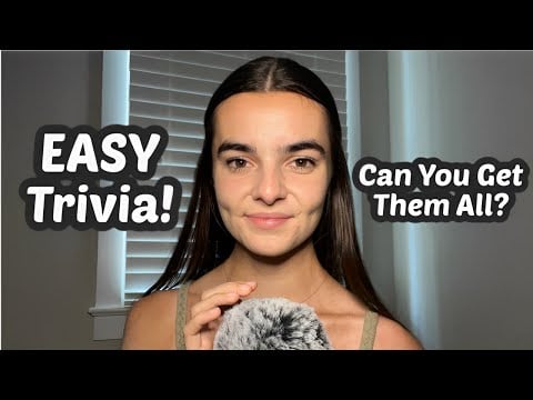 ASMR Name Any Valid Answer | 40 General Knowledge Trivia Questions