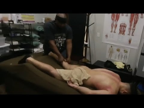 VR180 Dancer's Sports Massage (Part 3 of 6) Best seen in a VR Headset