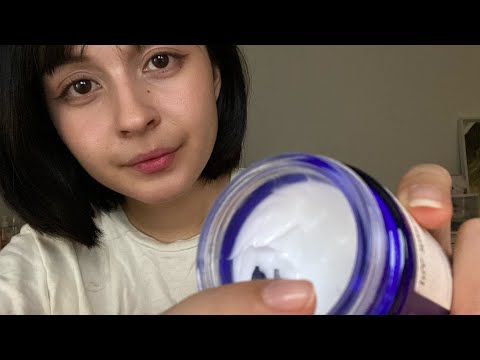 doing your skincare before sleeping asmr (no talking or tapping)