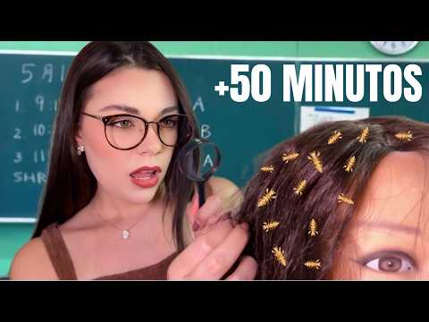 ASMR: Professora Tira Piolho Da Aluna YouTuber 🐛