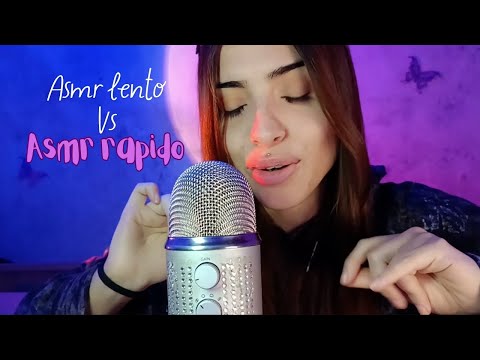 Asmr LENTO vs Asmr RAPIDO - Asmr Argentino