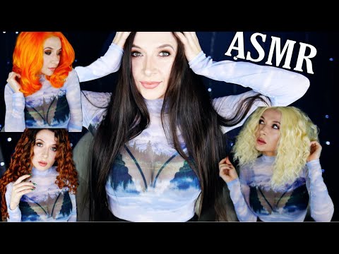 Trying on 3 wigs *ASMR *EvaHair