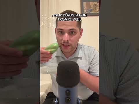 ASMR Français : DÉGUSTATION TROMPE L’ŒIL 🍰 #asmr #asmrfrançais #trompeloeil #shorts