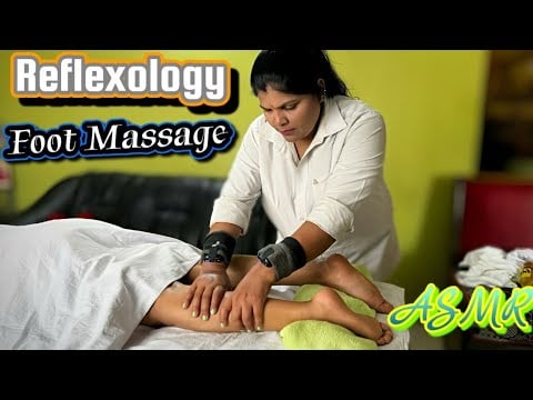 ASMR || Reflexology Foot Massage || Reduce Stress || Pain Relief || Therapist VANTI #asmr #insomnia