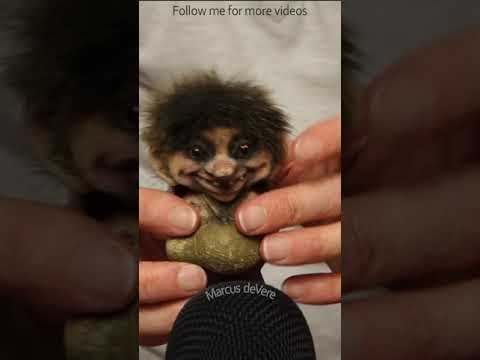 ASMR Fidgeting With A Small Troll Figure #short