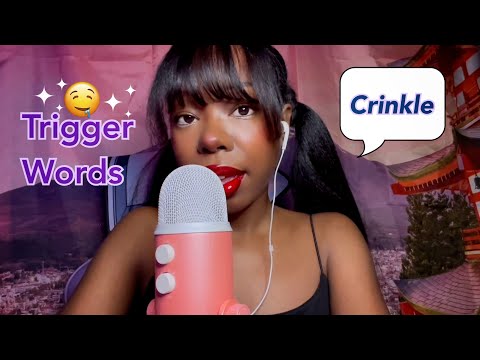 ASMR| Tingly trigger words for sleep 😴