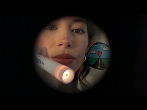 don't blink! (eye exam asmr)