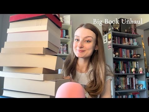 ASMR Big Book Unhaul!! (Close whispers, book triggers)