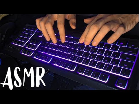 ASMR SONIDOS de TECLADO l TAPPING l KEYBOARD SOUNDS l SeluAsmr!!!⌨️⌨️⌨️