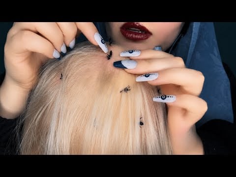 Ultimate ASMR Hair Bug Check & Gentle Plucking | Deep Scalp Massage & Tingly Hair Inspection Sounds