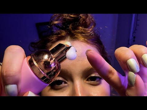 ASMR REALISTA– Vou cuidar da sua pele depois de um dia cansativo 💤✨(de verdade)