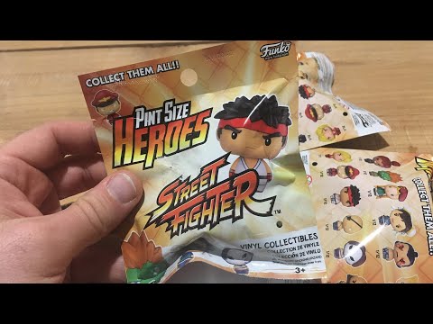3 paquets de Funko Pint Size Heroes : Street Fighter - ASMR Français