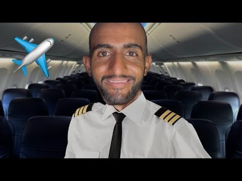 ASMR Economy Class ￼ Flight Attendant 🧑‍✈️ | Roleplay 