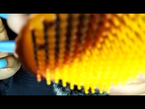 ASMR Fast Brushing Your Messy Hair in 1 Minute