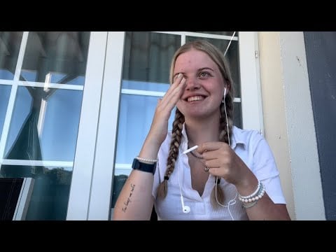 asmr | in my garden :) mouth/hand sounds