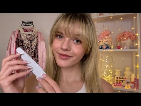 ASMR Jersey Nail Salon 💅💓 (accent + gossip roleplay)