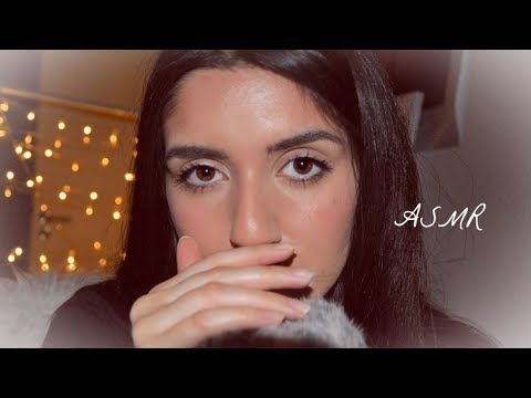 ASMR Positive Affirmations | Personal Attention (brushing, hand movements, camera poking, ...)