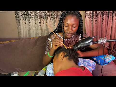ASMR SLEEP IN 5 MINUTES WITH GUM CHEWING/EAR NITPICKING, SCALP SCRATCHING