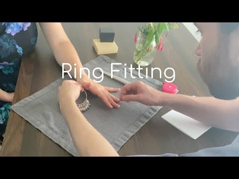 Ring Fitting & Finger Measuring - Real Person ASMR