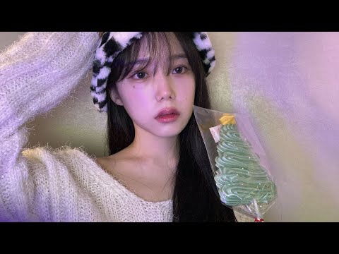 ASMR 머랭쿠키 먹으면서 속삭이는 근황 토킹,위스퍼링 수다🍪ㅣTalking, Whispering, Soft spoken