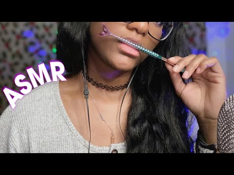 ASMR| BRAIN MELTING ✨ Mermaid Brush Mouth Sounds 🧜🏻‍♀️#asmr #tingles